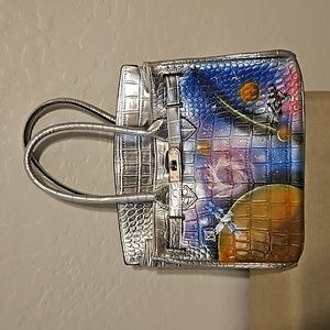 De Vesi Hand-Painted Space Tote Bag